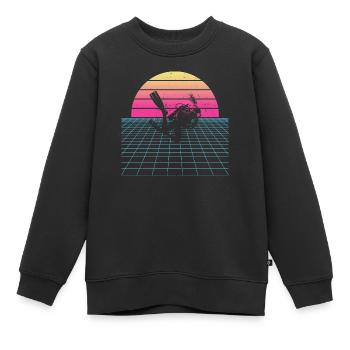 Scuba Diver Diver Plongée sous-marine Scuba Diver - Sweat Premium enfant bio - noir - Devant - AI Model Kid Female (0cm)
