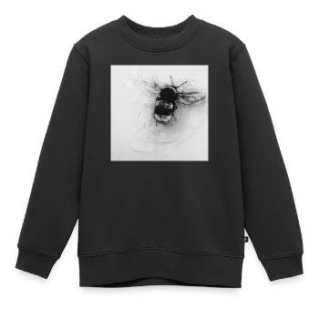 Dicker Brummer - Kinder Premium Organic Sweatshirt - Schwarz - Vorne - AI Model Kid Female (0cm)