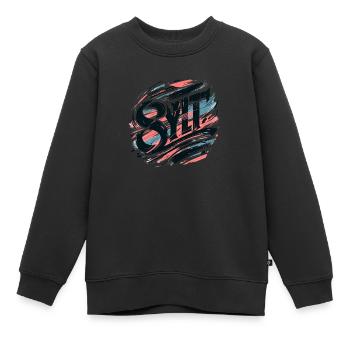 Sylt - Nordsee - Deutschland - Kampen - Insel - Kinder Premium Organic Sweatshirt - Schwarz - Vorne - AI Model Kid Female (0cm)