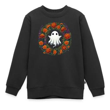 Geist - Kinder Premium Organic Sweatshirt - Schwarz - Vorne - AI Model Kid Female (0cm)