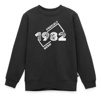 Geboren 1982 - Kinder Premium Organic Sweatshirt - Schwarz - Vorne - AI Model Kid Female (0cm)