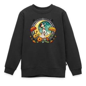 Danseuse orientale - Sweat Premium enfant bio - noir - Devant - AI Model Kid Female (0cm)