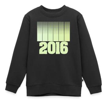 Jeu 2016 - Sweat Premium enfant bio - noir - Devant - AI Model Kid Female (0cm)