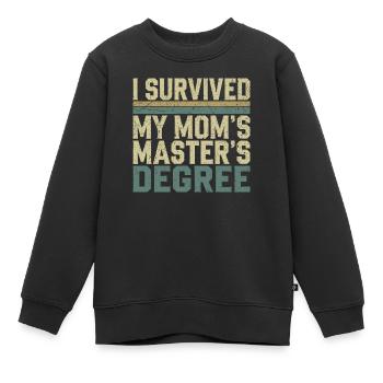 Niedliches Design für Babys von Absolvent*innen - Kinder Premium Organic Sweatshirt - Schwarz - Vorne - AI Model Kid Female (0cm)