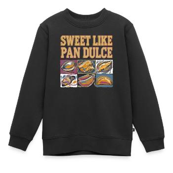 Süß wie mexikanisches Gebäck - Kinder Premium Organic Sweatshirt - Schwarz - Vorne - AI Model Kid Female (0cm)