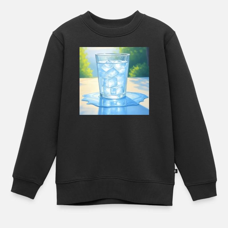 Une glace au soleil - Sweat Premium enfant bio - noir