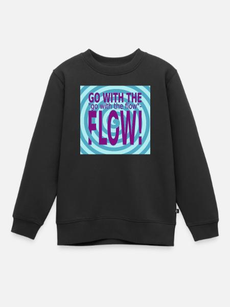 SUIVEZ LE COURANT ! - Sweat Premium enfant bio - noir
