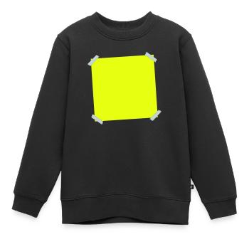 Post it - Kinder Premium Organic Sweatshirt - Schwarz - Vorne - AI Model Kid Female (0cm)