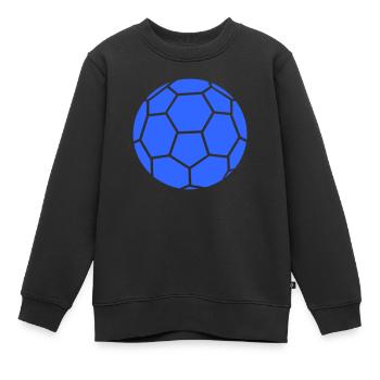 Handball Ball - Kinder Premium Organic Sweatshirt - Schwarz - Vorne - AI Model Kid Female (0cm)