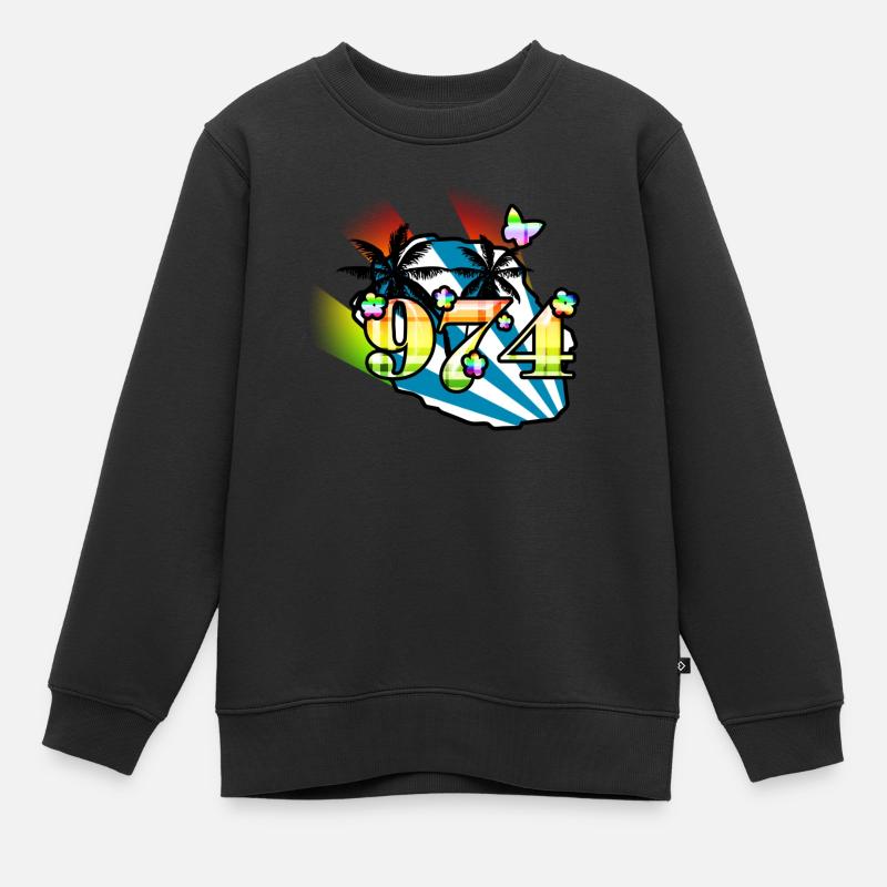 974 - Sweat Premium enfant bio - noir