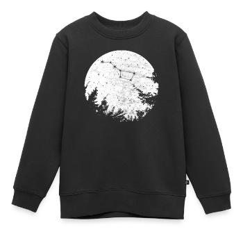 Großer Bär Wagen Sternbild Konstellation - Kinder Premium Organic Sweatshirt - Schwarz - Vorne - AI Model Kid Female (0cm)
