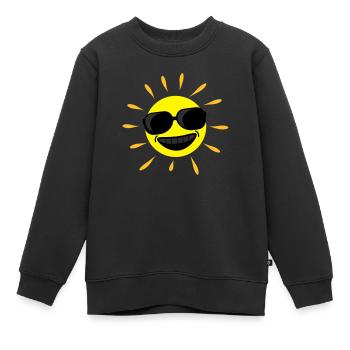 Sun Summer - Kinder Premium Organic Sweatshirt - Schwarz - Vorne - AI Model Kid Female (0cm)