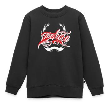 Toulouse - Kinder Premium Organic Sweatshirt - Schwarz - Vorne - AI Model Kid Female (0cm)