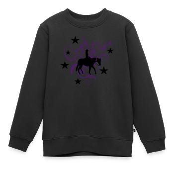 Cowgirls Passion - Sweat Premium enfant bio - noir - Devant - AI Model Kid Female (0cm)
