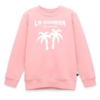 La Gomera - San Sebastián - Kinder Premium Organic Sweatshirt - Rosa - Vorne - AI Model Kid Female (0cm)