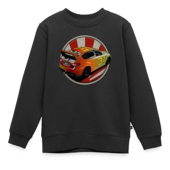 Sportwagen - Kinder Premium Organic Sweatshirt - Schwarz - Vorne - AI Model Kid Female (0cm)