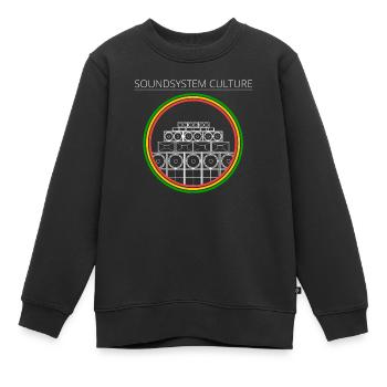 Culture du système sonore de la Jamaïque - Sweat Premium enfant bio - noir - Devant - AI Model Kid Female (0cm)