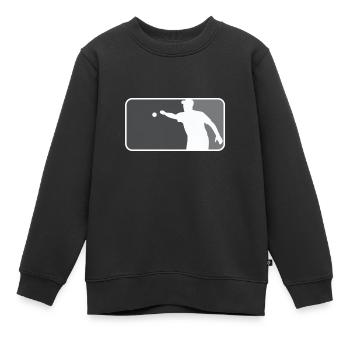 Petanque Boule Boccia Petanca Major League Style - Kinder Premium Organic Sweatshirt - Schwarz - Vorne - AI Model Kid Female (0cm)