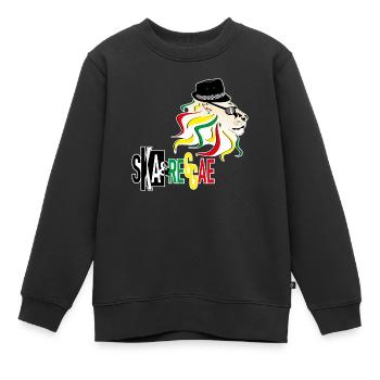 Ska & Reggae - Sweat Premium enfant bio - noir - Devant - AI Model Kid Female (0cm)