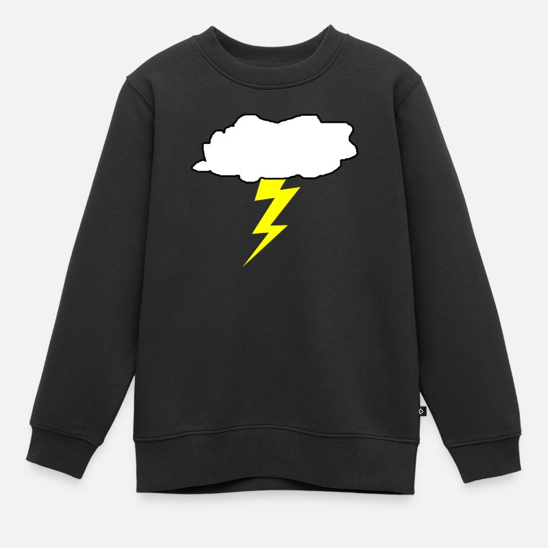 tonnerre - Sweat Premium enfant bio - noir