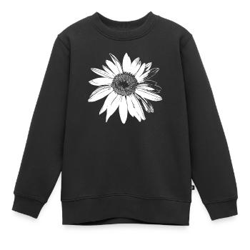 Pâquerette - Sweat Premium enfant bio - noir - Devant - AI Model Kid Female (0cm)