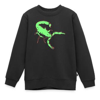 Scorpion Scorpion Vecteur toxique Arachnide Animal - Sweat Premium enfant bio - noir - Devant - AI Model Kid Female (0cm)