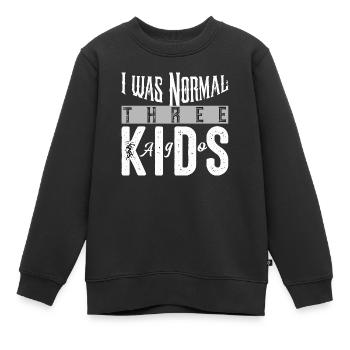 Mumie - Kinder Premium Organic Sweatshirt - Schwarz - Vorne - AI Model Kid Female (0cm)