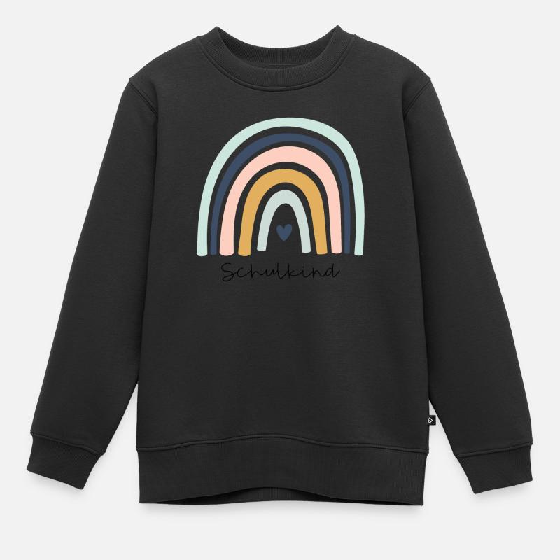 Schulkind Regenbogen - Kinder Premium Organic Sweatshirt - undefined