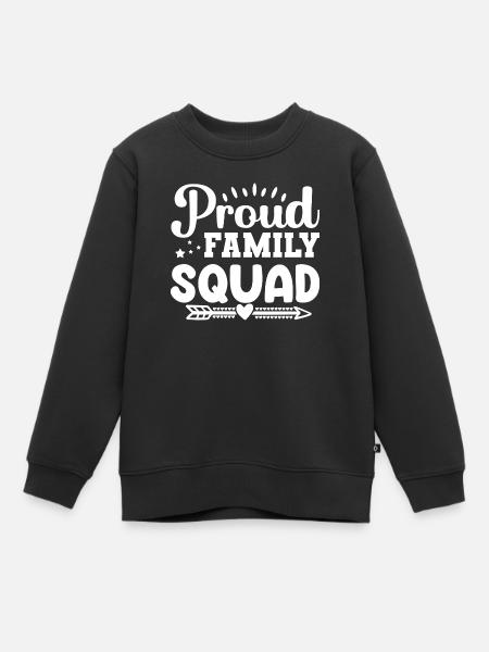 The Proud Family Squad - Kinder Premium Organic Sweatshirt - Schwarz