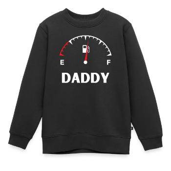 Mommy daddy baby match t shirt - Sweat Premium enfant bio - noir - Devant - AI Model Kid Female (0cm)