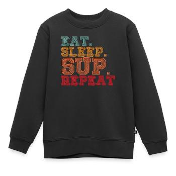SOUPER - Sweat Premium enfant bio - noir - Devant - AI Model Kid Female (0cm)