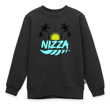 Gentil - Sweat Premium enfant bio - noir - Devant - AI Model Kid Female (0cm)