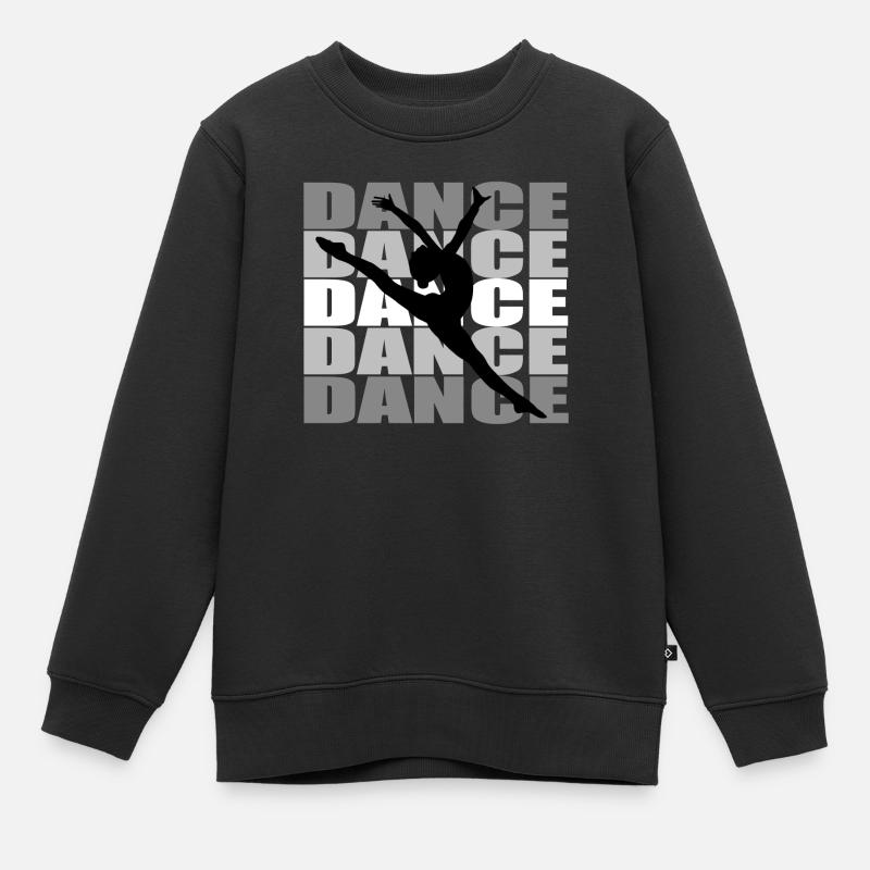 Dance - Kids Premium Organic Sweatshirt - black