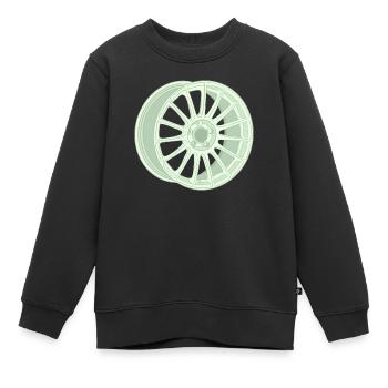 Felge - Kinder Premium Organic Sweatshirt - Schwarz - Vorne - AI Model Kid Female (0cm)