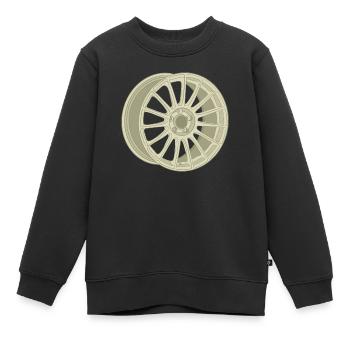 Felge - Kinder Premium Organic Sweatshirt - Schwarz - Vorne - AI Model Kid Female (0cm)