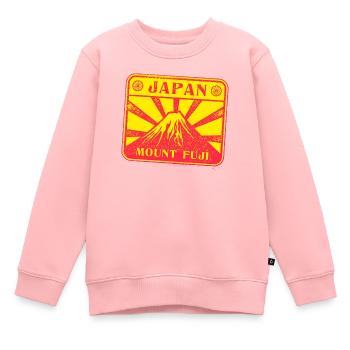 Voyage au Japon - Sweat Premium enfant bio - rose - Devant - AI Model Kid Female (0cm)