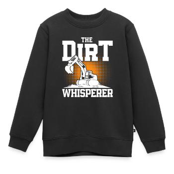 Travailleur de la construction Opérateur De construction Cadeau de construction - Sweat Premium enfant bio - noir - Devant - AI Model Kid Female (0cm)