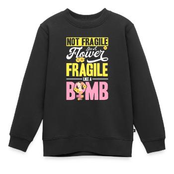 Gender equality Gender equality - Kids Premium Organic Sweatshirt - black - Front - AI Model Kid Female (0cm)