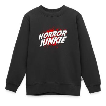 film d’horreur film d’horreur film d’horreur cadeau - Sweat Premium enfant bio - noir - Devant - AI Model Kid Female (0cm)
