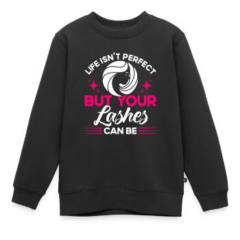Kosmetik Kosmetiker Maskenbildner Geschenk - Kinder Premium Organic Sweatshirt - Schwarz - Vorne - AI Model Kid Female (0cm)
