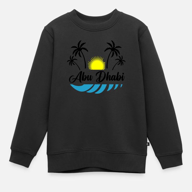 abu dhabi - Kinder Premium Organic Sweatshirt - Schwarz
