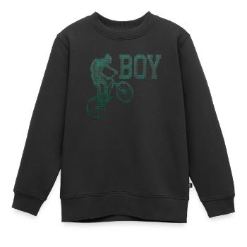 Fahrrad Fahrrad Fahrrad Lifestyle Gesunder Verkehr - Kinder Premium Organic Sweatshirt - Schwarz - Vorne - AI Model Kid Female (0cm)