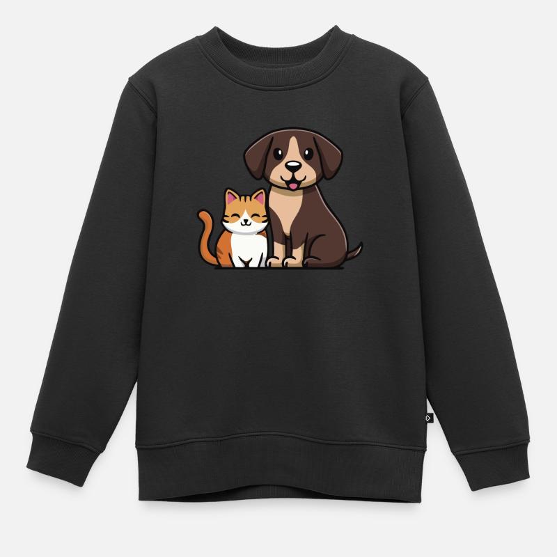 Drôle d’amitié - Sweat Premium enfant bio - noir