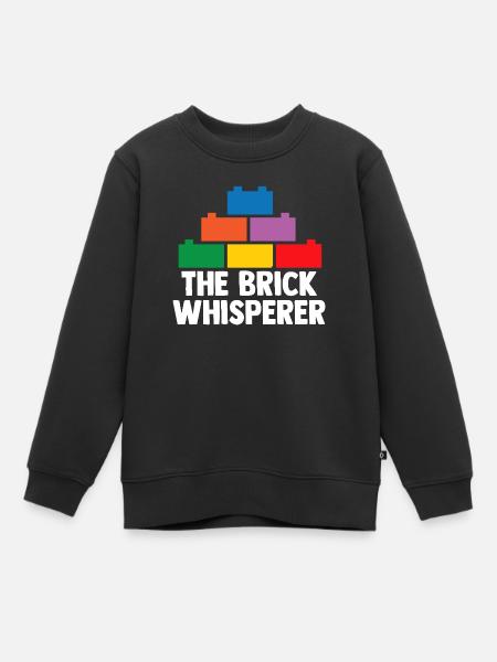 Ziegelbauer Ziegelbau Baumeister - Kinder Premium Organic Sweatshirt - Schwarz