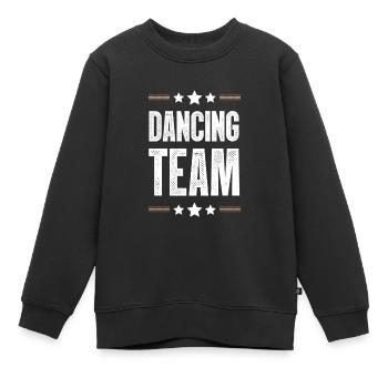 Dancing Team - Kinder Premium Organic Sweatshirt - Schwarz - Vorne - AI Model Kid Female (0cm)