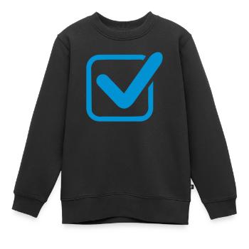 Haken - Kinder Premium Organic Sweatshirt - Schwarz - Vorne - AI Model Kid Female (0cm)