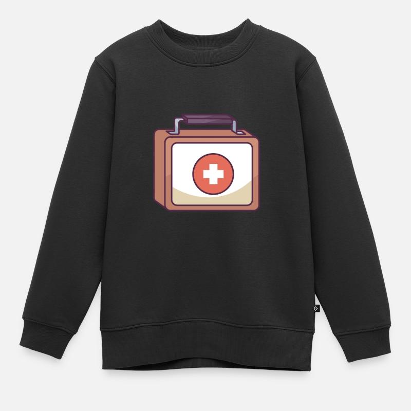 Sac du médecin - Sweat Premium enfant bio - noir