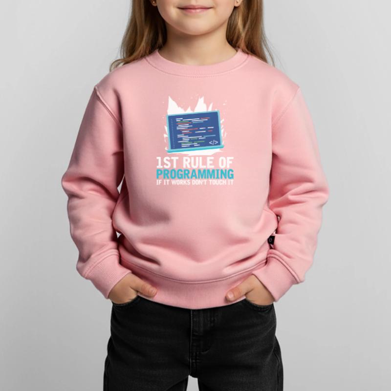 Programmer Coder Software Developer Kids Premium Organic Sweatshirt