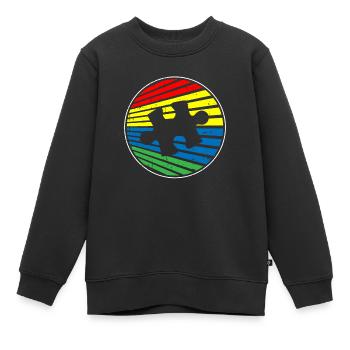 Autismus Autist - Kinder Premium Organic Sweatshirt - Schwarz - Vorne - AI Model Kid Female (0cm)