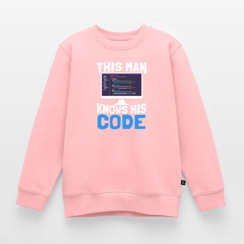 Programmierer Coder Software Entwickler Kinder Premium Organic Sweatshirt